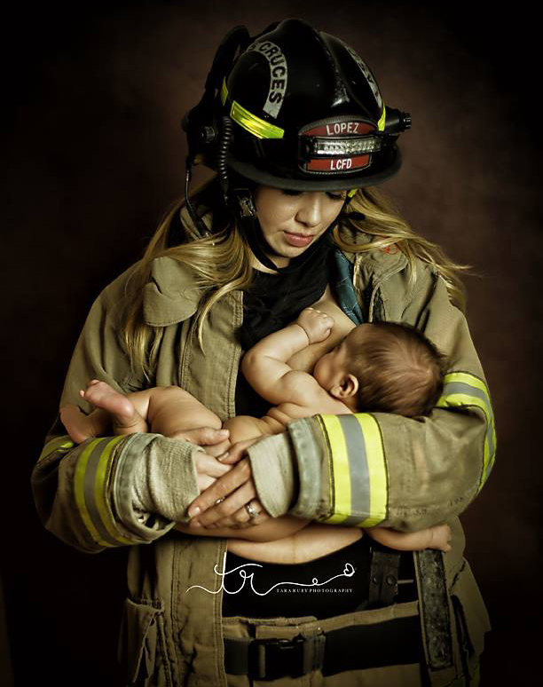 firefighter-breastfeeding