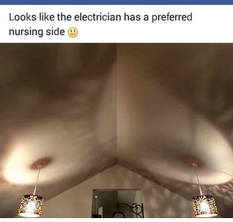Electrician Has Nursing Side