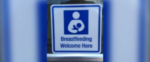 Student promotes breastfeeding
