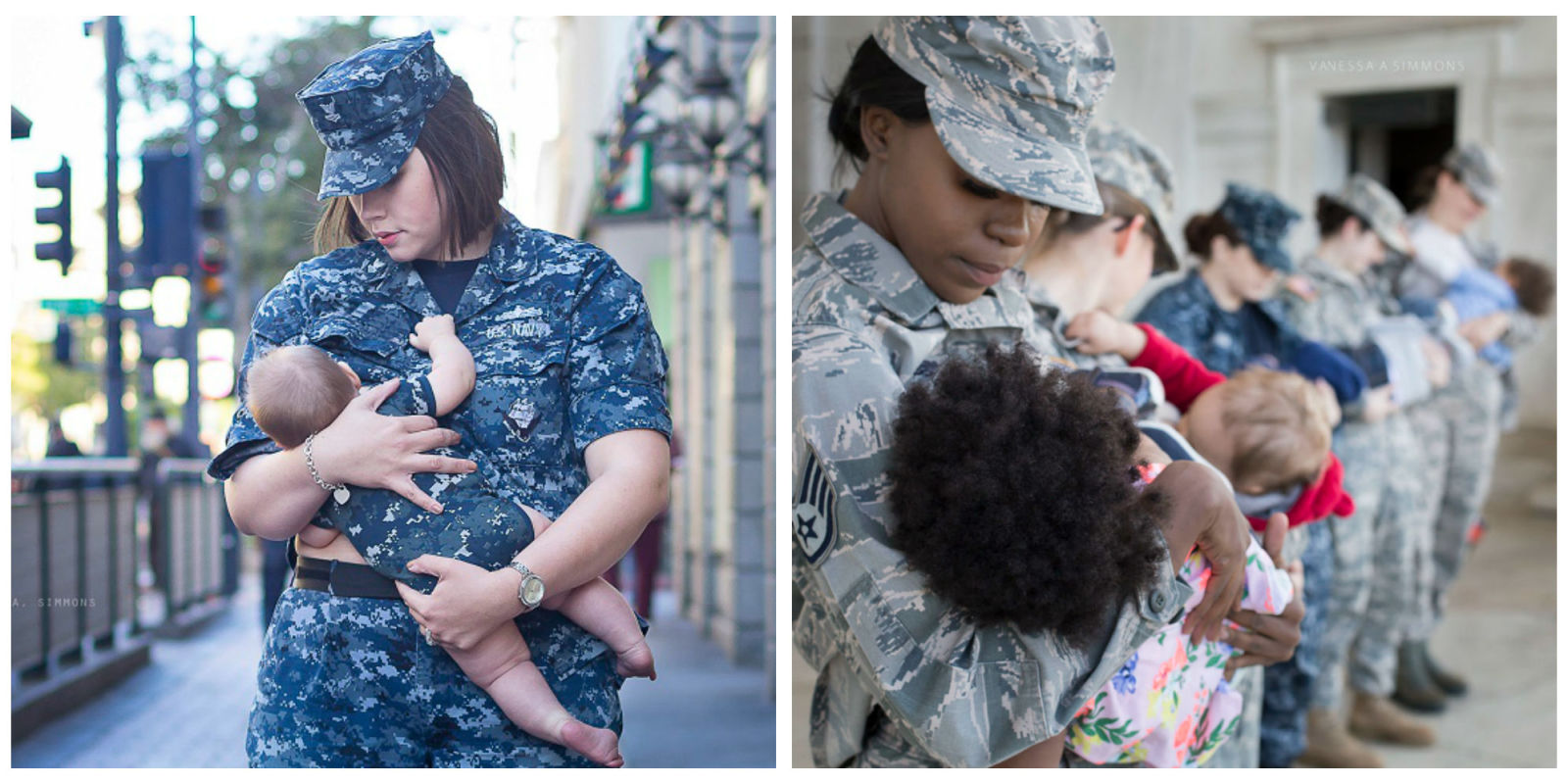 normalize breastfeeding project: military moms