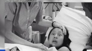 shocked mom delivery room